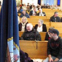 Honoring Abie Abraham.